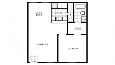 Single Leaf Pine - 1 Bedroom 1 Bath<br /><hr />700 sq ft