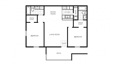 Long Leaf Pine- 2 Bedroom 2 Bath<br /><hr />1000 sq ft